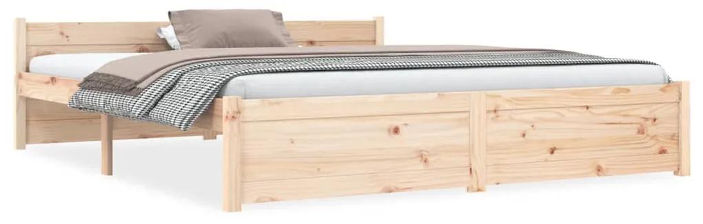 vidaXL Bedframe massief hout 160x200 cm