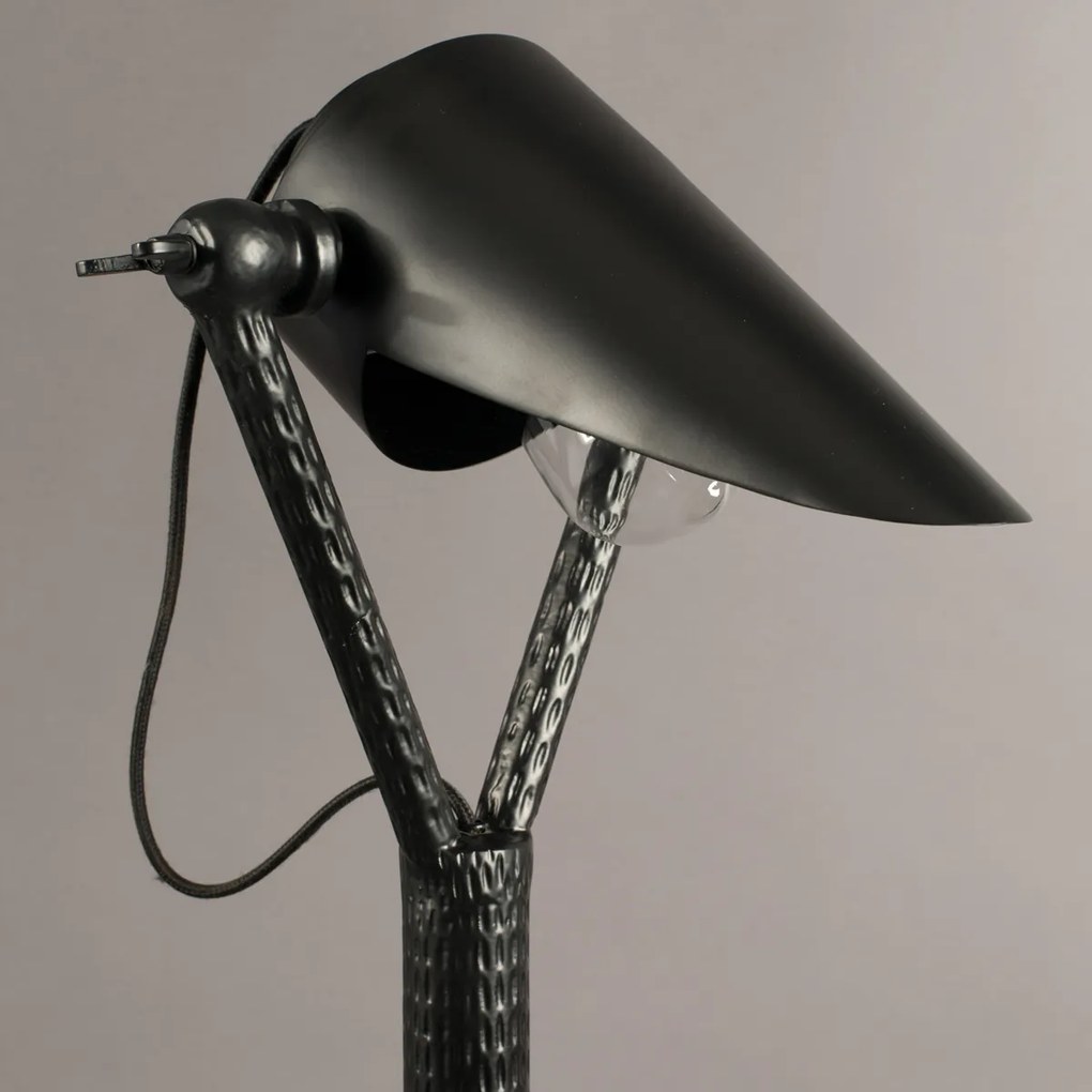 Dutchbone Falcon Metalen Vloerspot Zwart