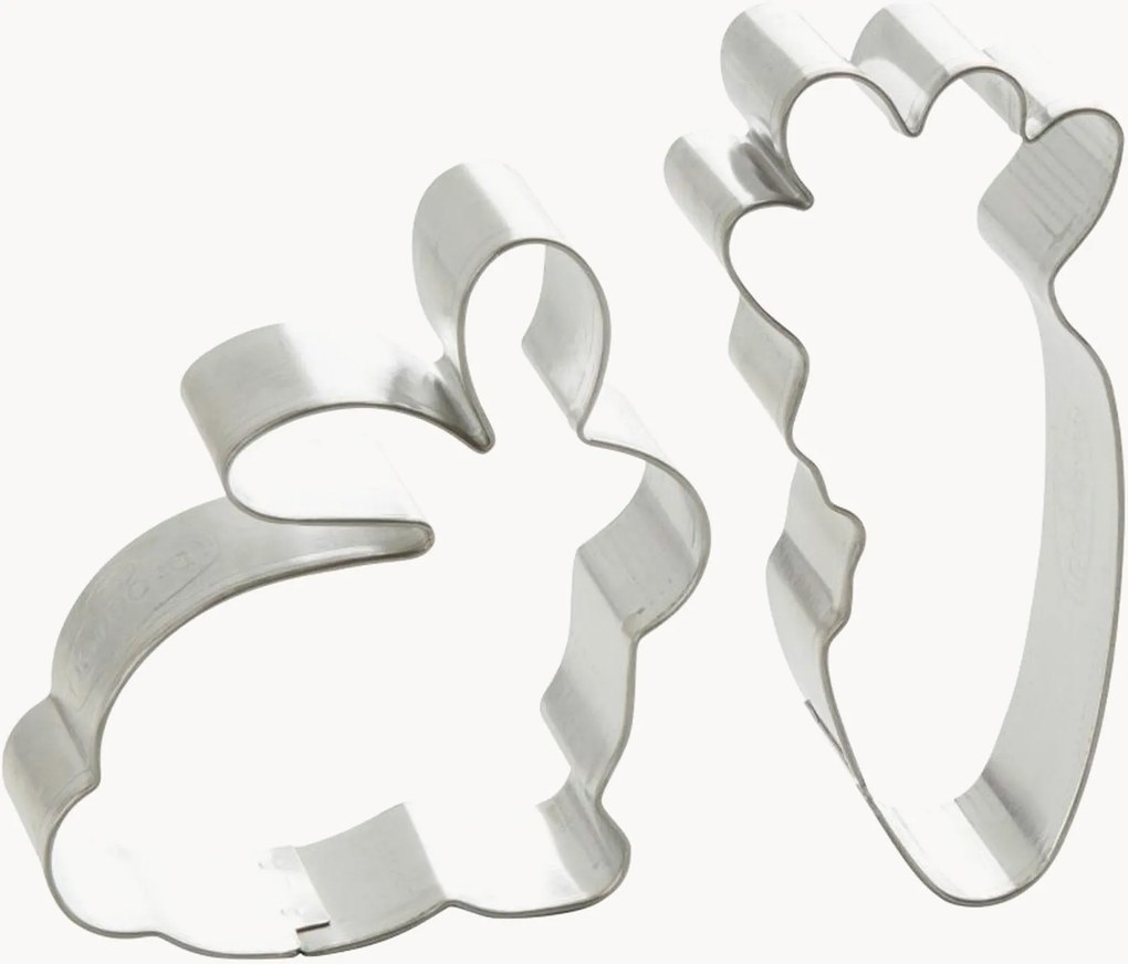 Koekjesvormen Rabbit & Carrot, 2 stuks