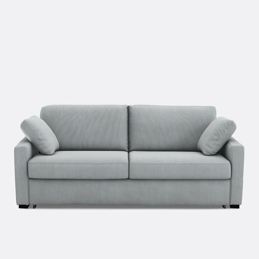 Slaapbank in ribfluweel, Comfort Bultex®, Timor