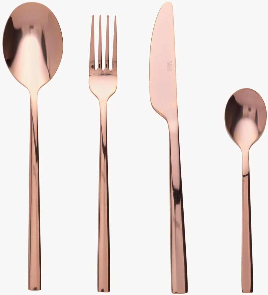 Hoogglanzend bestekset Stylo, 6 personen, 24-delig