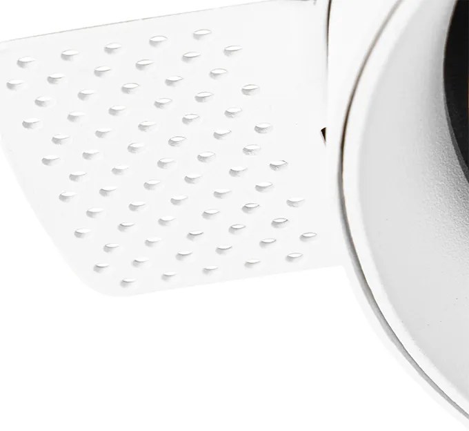 Moderne inbouwspot wit GU10 AR111 rond trimless - Oneon Honey