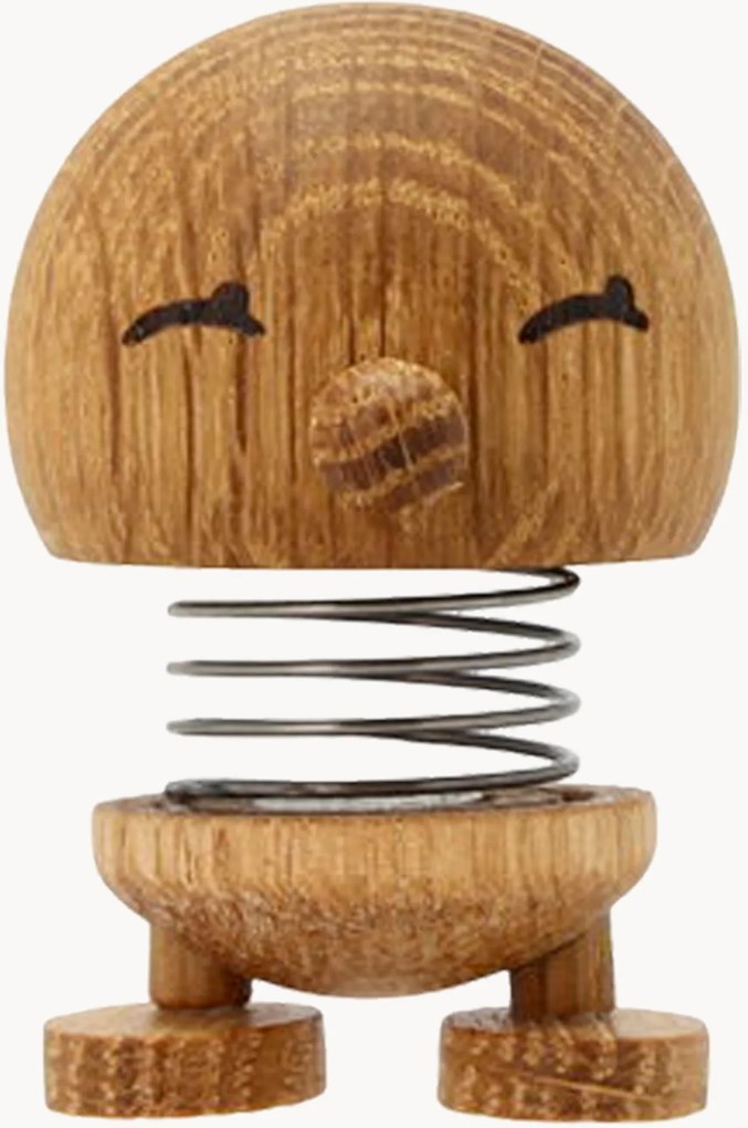 Decoratief object Bumble van eikenhout, H 6 cm