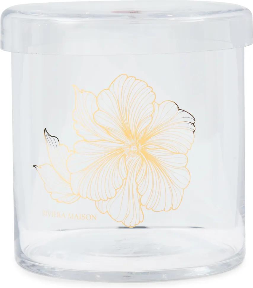 Rivièra Maison - Les Fleurs Storage Jar M - Kleur: transparant