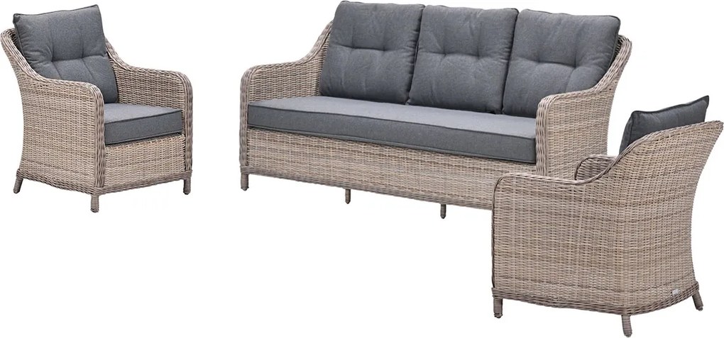 Garden Impressions Nova loungeset 3 delig - vintage willow