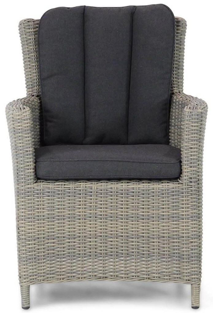 Tuinset 6 personen 240 cm Wicker Taupe Garden Collections Venerdi/Boston