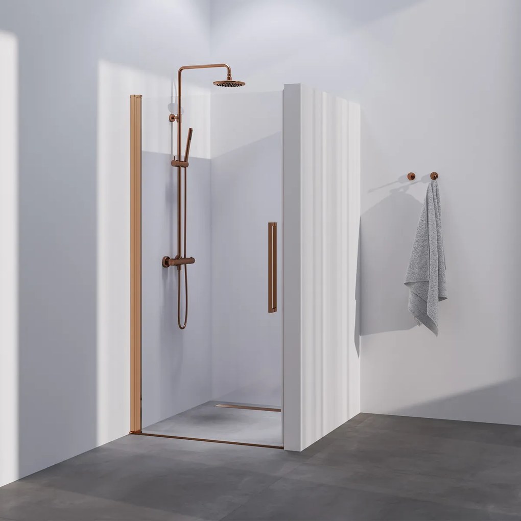 Brauer Season nisdeur met draaideur 100cm koper