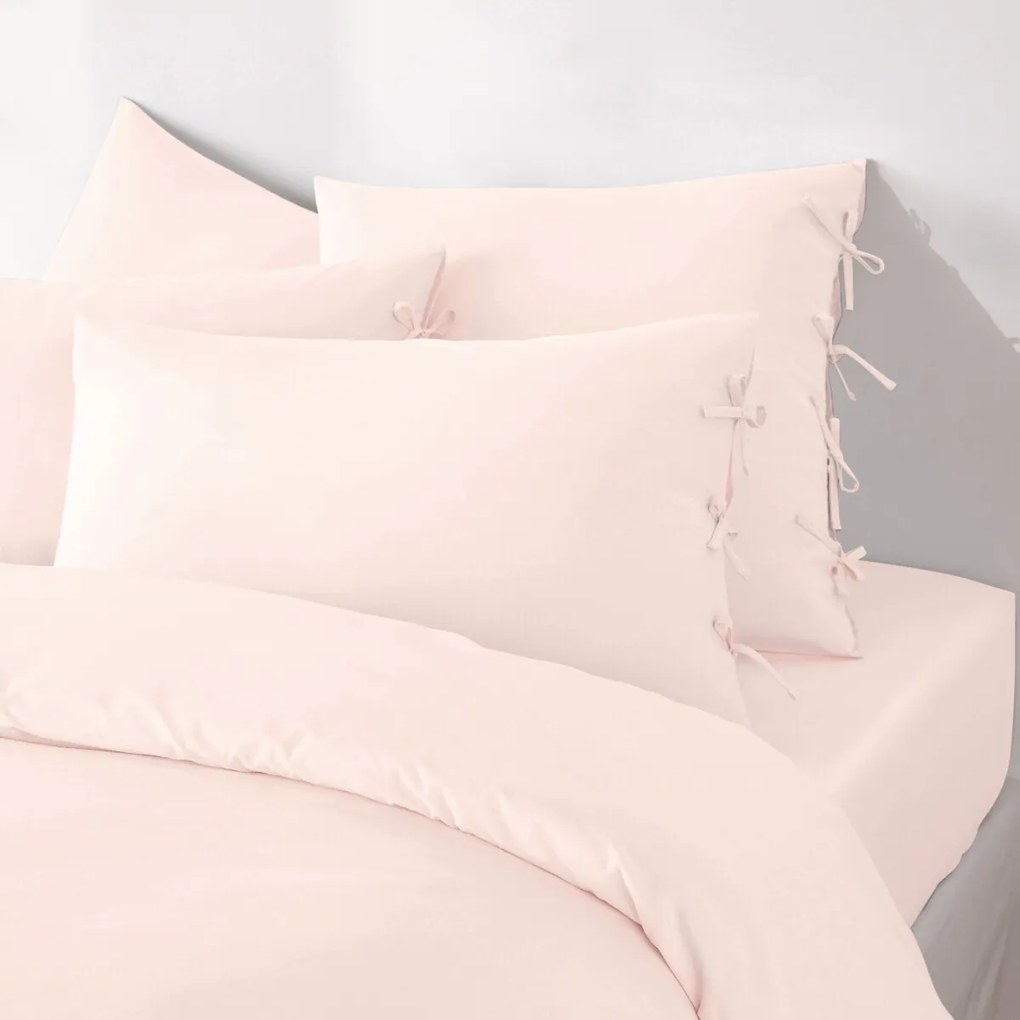 Effen kussensloop te strikken in katoen , Scenario