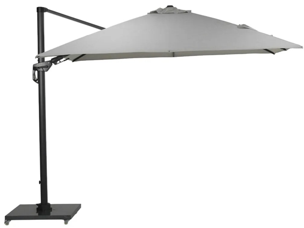Garden Impressions Zweefparasol Hawaii Deluxe 300x300 - donker grijs - zand