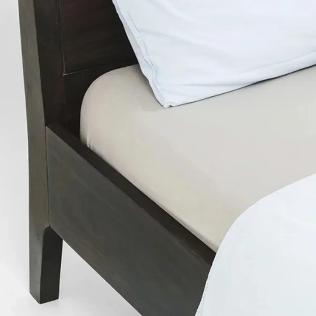 Walnoot Bed Massief Mangohout 180 Cm