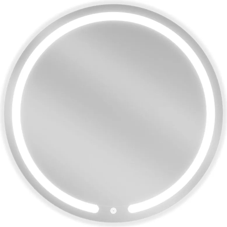 Mexen Rose verlichte badkamer spiegel, rond 70 cm, LED 6000K, anti-condens - 9810-070-070-611-00