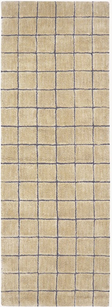 Handgetuft wollen loper Mosaic