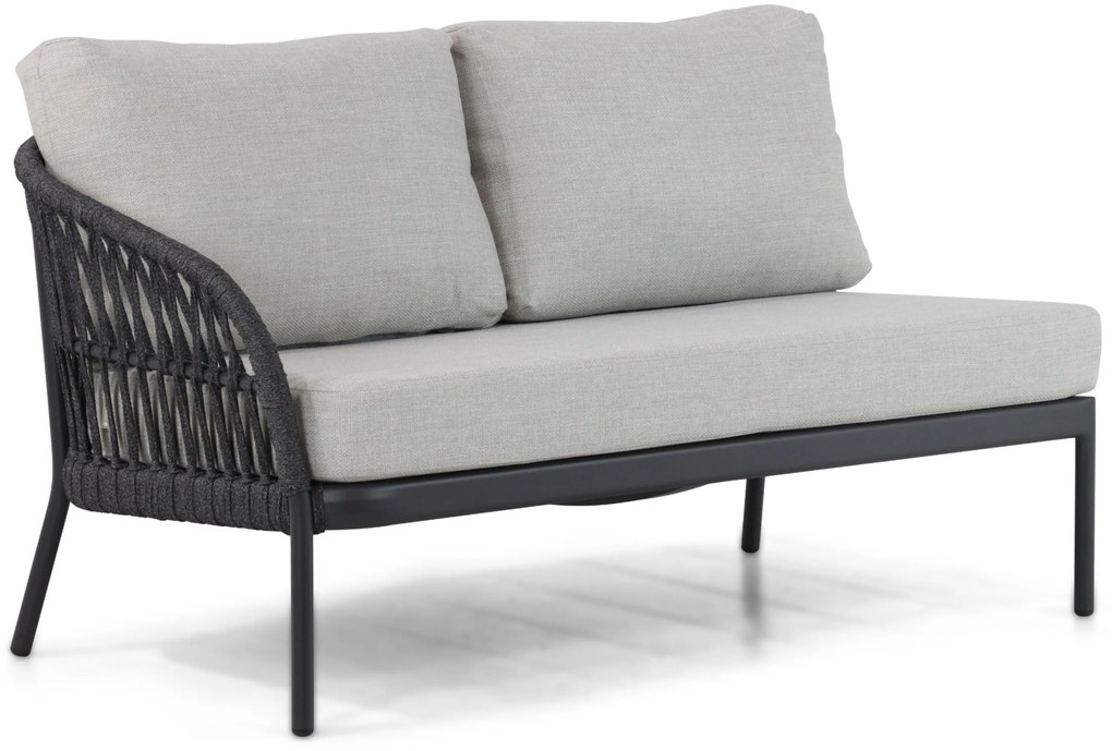 Hoek loungeset 5 personen Aluminium/rope Grijs  Coco Puerto/Montana
