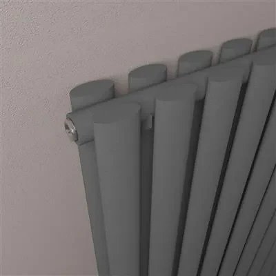 Eastbrook Tunstall dubbele radiator 65x60cm 1010W antraciet