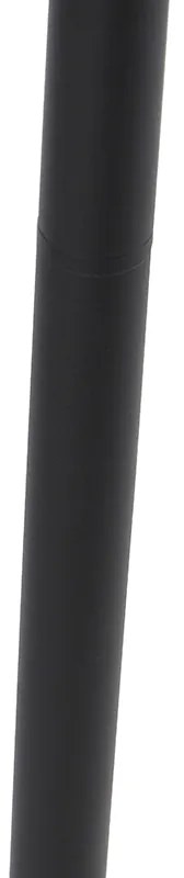 Staande buitenlantaarn zwart 120 cm IP44 - New Orleans