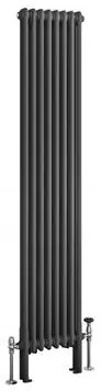 Eastbrook Imperia 2 koloms radiator 40x180cm 1190W antraciet