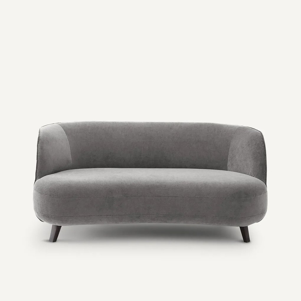 XS 3-zitsbank in stonewashed fluweel, Rosebury, design E. Gallina