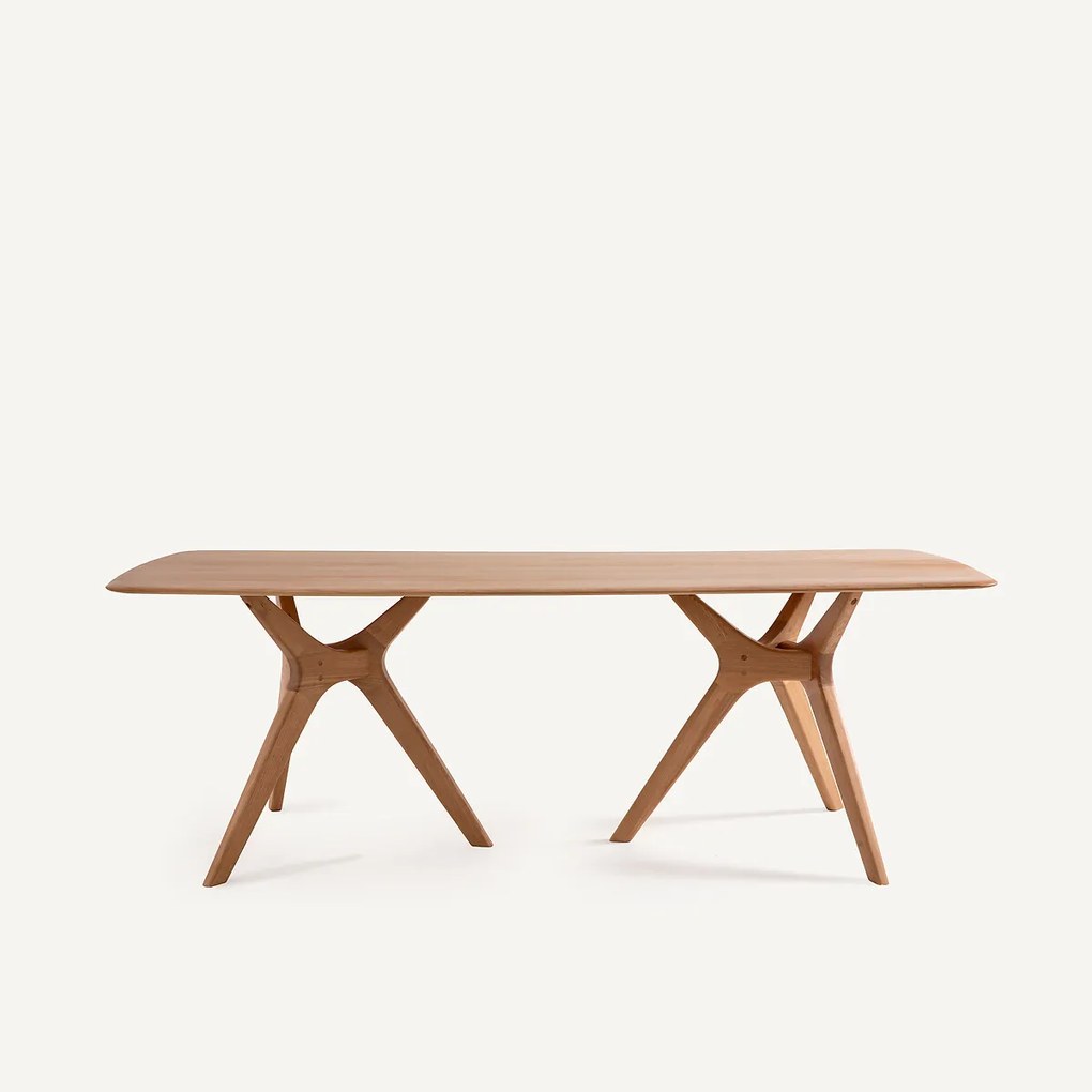 Rechthoekige tafel in massieve eik, Maricielo