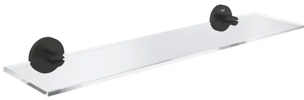 GROHE Start QuickFix Planchet - 53x14.5cm - mat glas - mat zwart 412022430