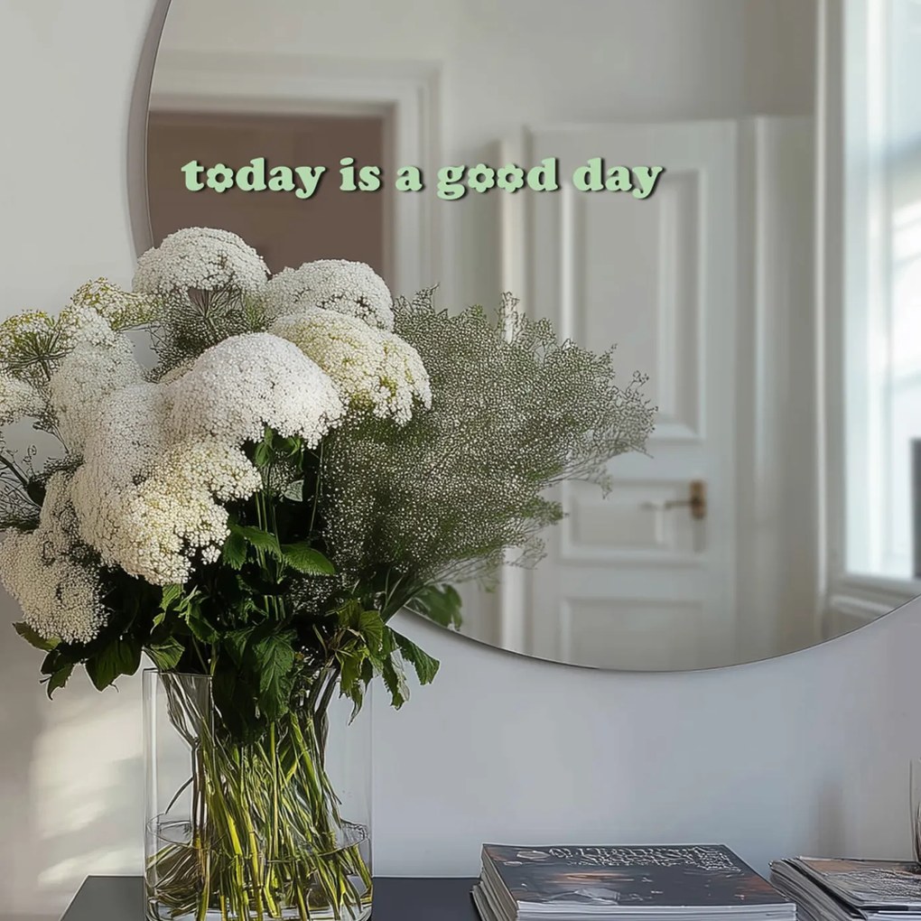 Spiegelsticker S1 – Today is a good day 34x3
