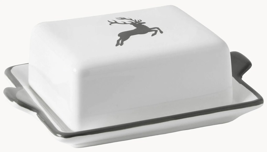 Handgemaakte botervloot Gray Deer