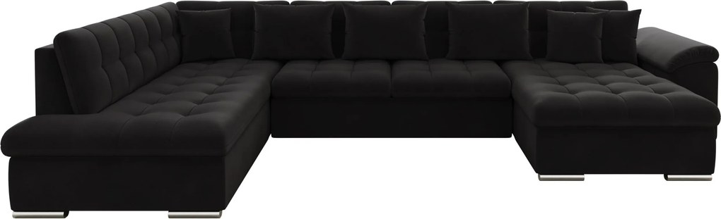 Hoekbank Comfivo Gemma II, Aanwezig, Afwezig, 348x205x76cm, 143.5 kg, Poten: Kunststof