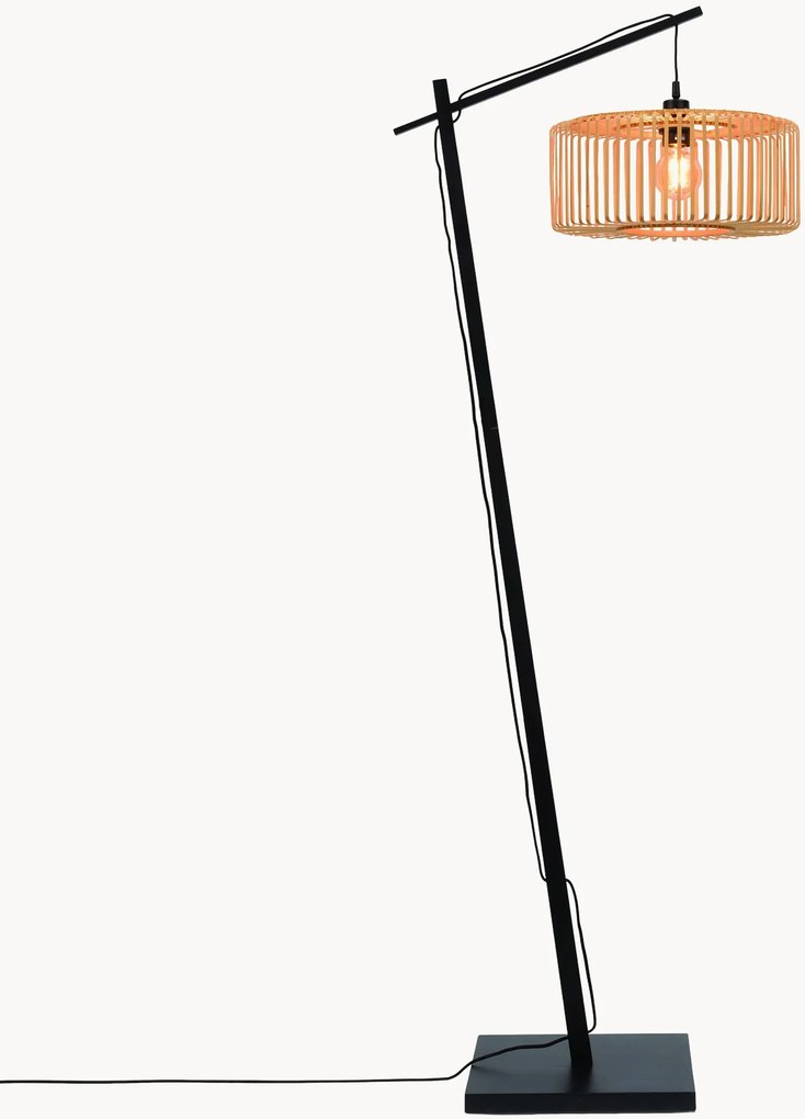 Leeslamp Bromo van bamboehout