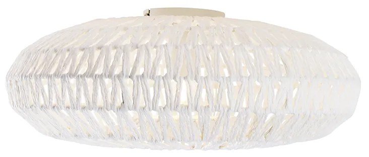 Smart retro plafondlamp wit incl. Wifi A60 - Lina