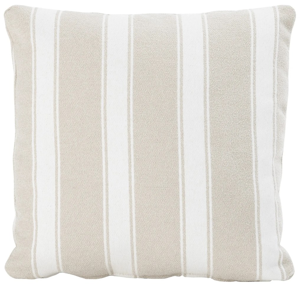 Sierkussen 50x50 cm boucle stripe cream 4 Seasons Outdoor