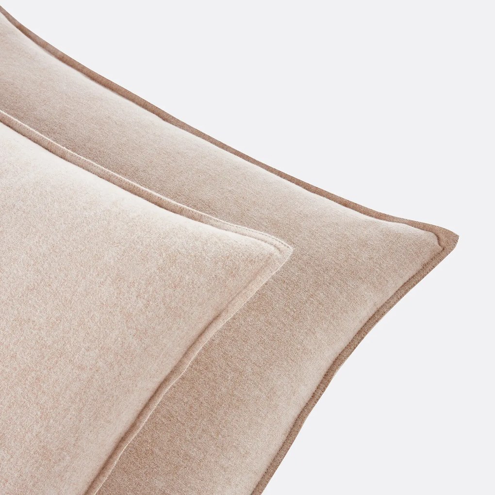 Kussensloop, katoenen chambray flanel, Clara