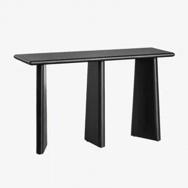Ambyl Acaciahouten Haltafel Gewoon Zwart - Sklum