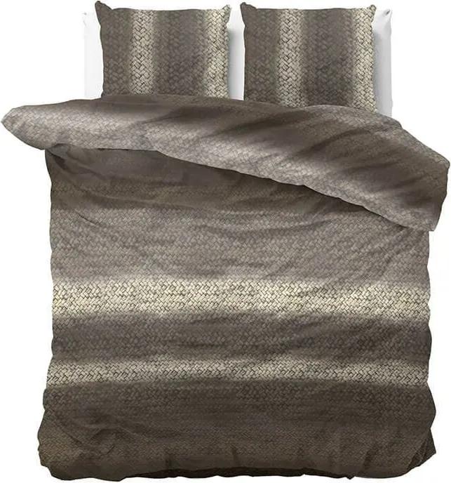 DreamHouse Bedding Gradient Knits - Taupe Lits-jumeaux (240 x 220 cm + 2 kussenslopen) Dekbedovertrek