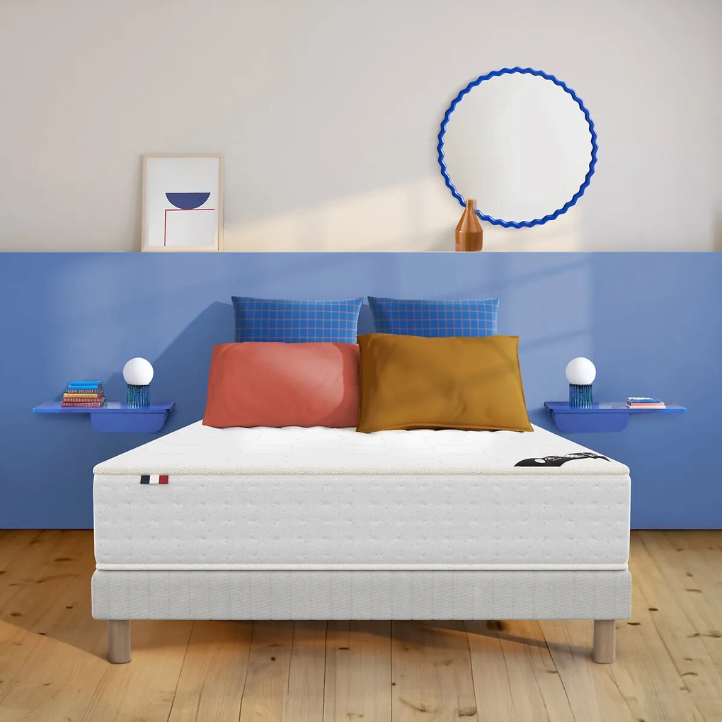 Matras met pocketveren, 7 zones, brandvertragende behandeling