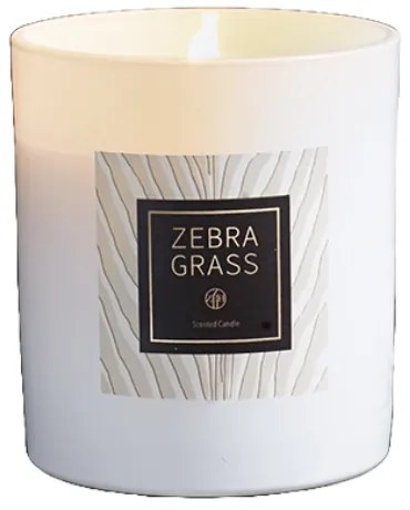 Geurkaars in glas – geurkaars Zebra Grass – geurkaars frisse geur