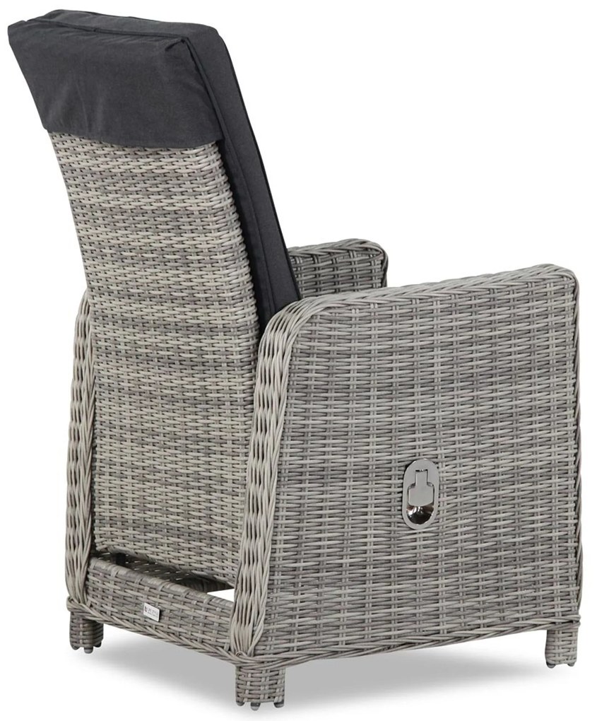 Garden Collections Bello/Brighton Dining Set Wicker Grijs 5-delig