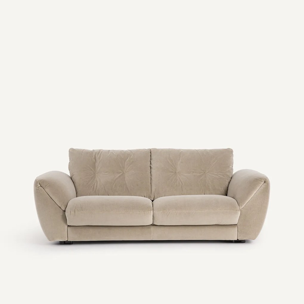 3-zits slaapbank van stonewashed fluweel, EDGAR