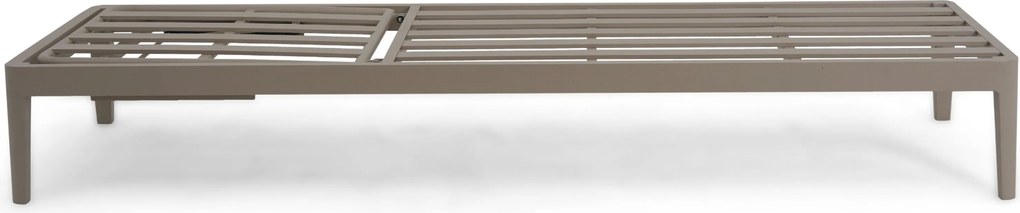 Lifestyle Garden Furniture Mateo Ligbed Met Kussen Loft/moss Green Aluminium Taupe