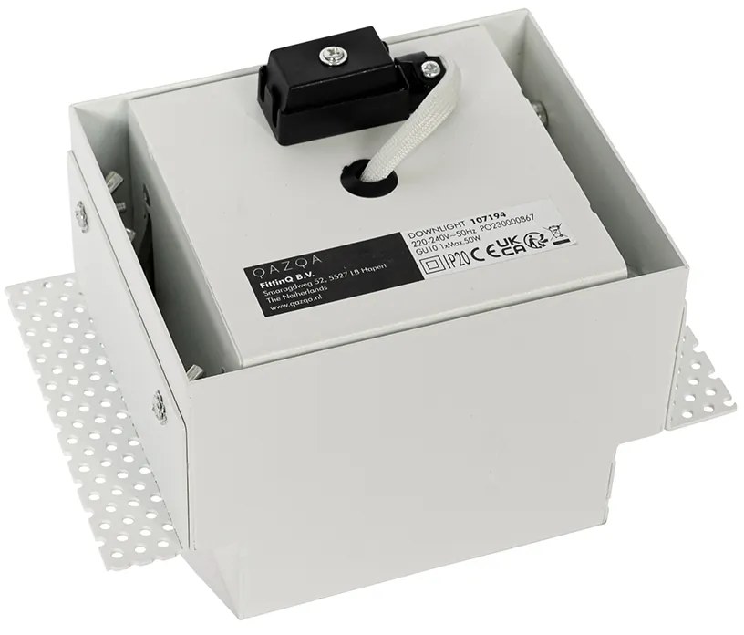 Inbouwspot wit GU10 AR70 trimless - Oneon