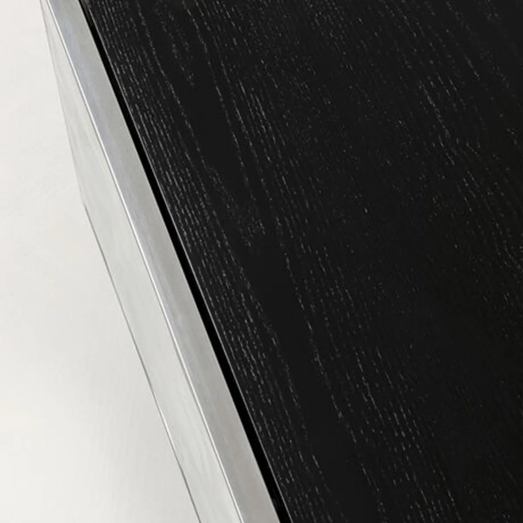 Chroom TV-meubel - 180x40x45cm.