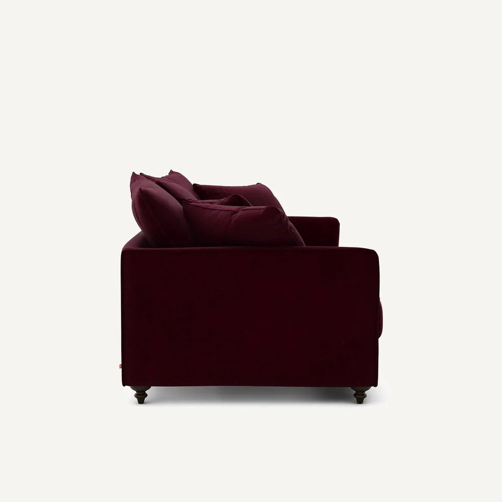 Omvormbare compacte bank in fluweel, Lazare