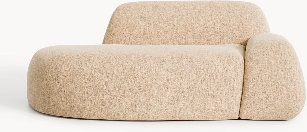 Bouclé bank Wolke (2-zits) met chaise longue