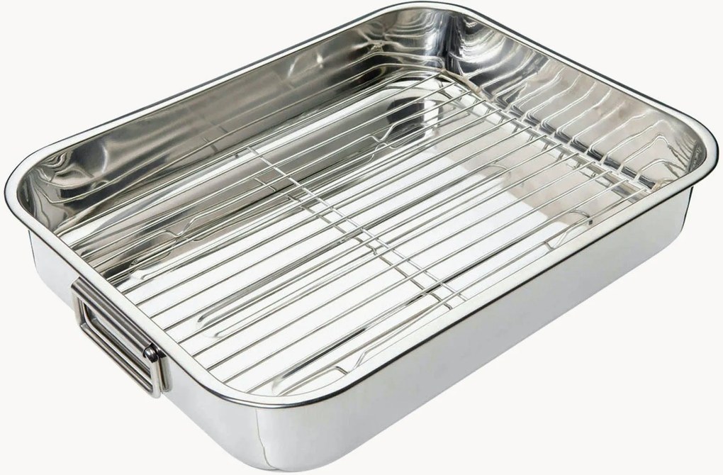 Braadpan KitchenCraft van edelstaal