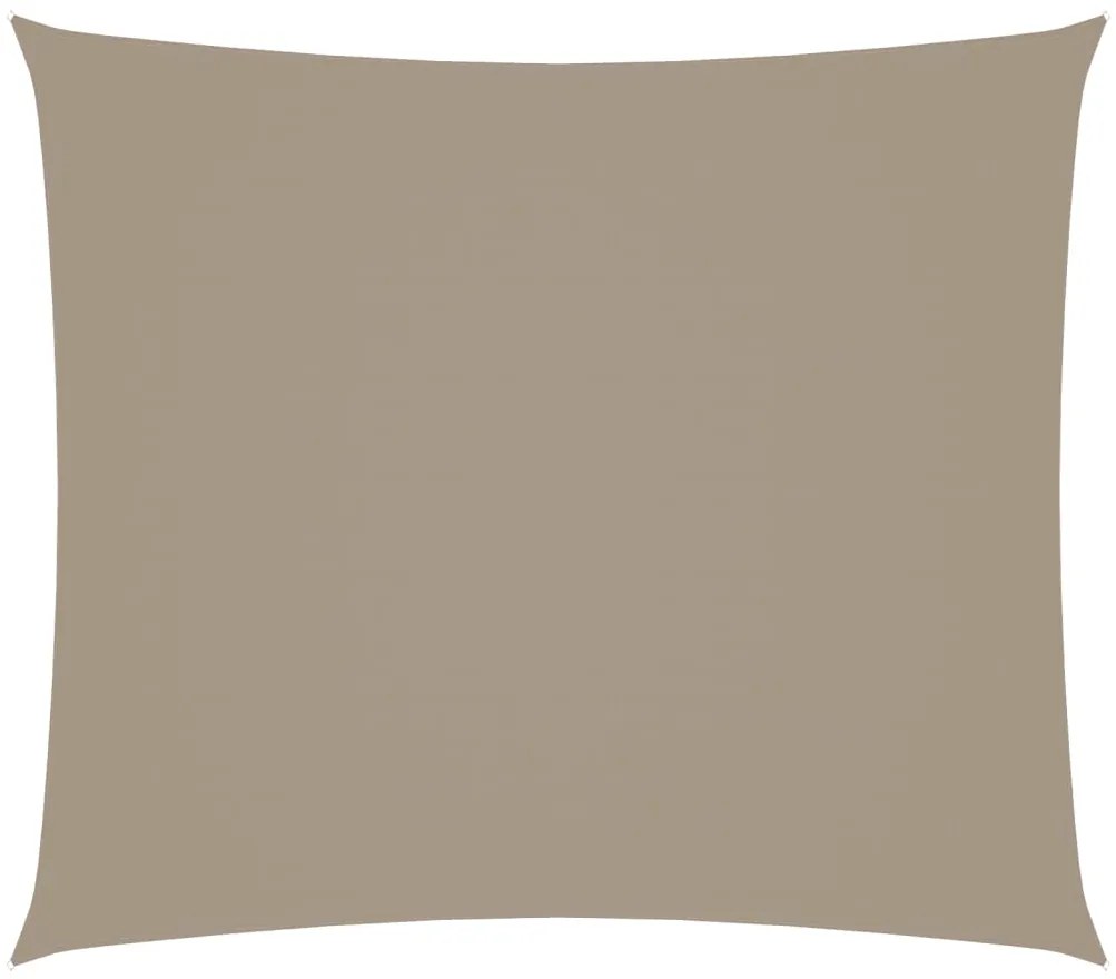 vidaXL Zonnescherm rechthoekig 2,5x3 m oxford stof taupe