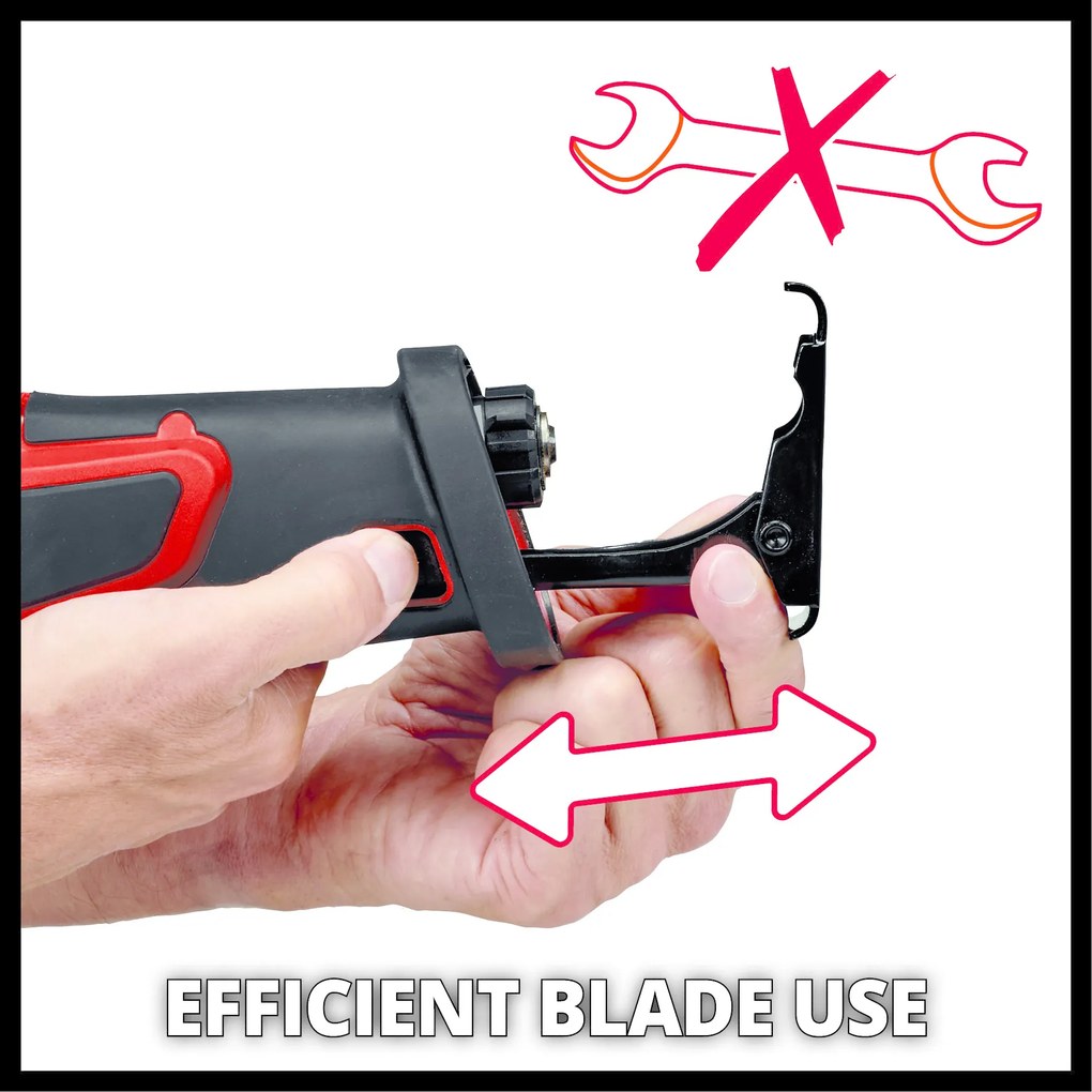 Einhell TP-AP 18/28 Li BL-Solo Accu Reciprozaag