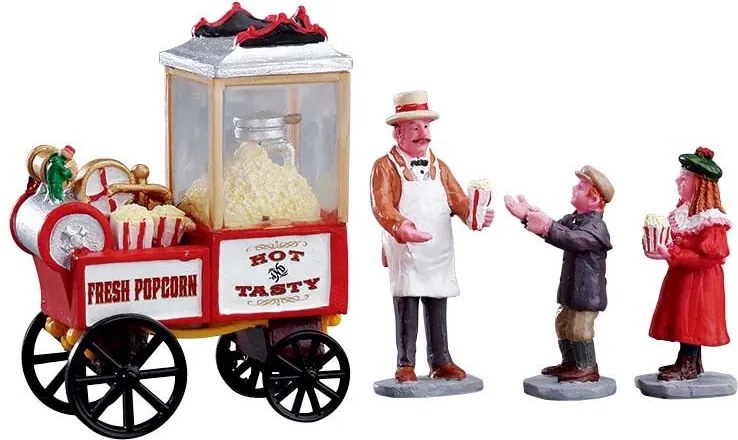 Lemax Popcorn Seller - miniatuur kerstfiguur