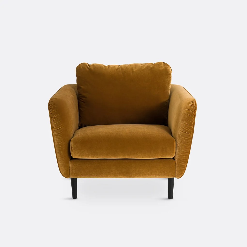 Fauteuil in fluweel, Amy