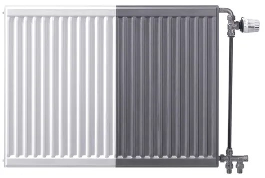 Stelrad Galva paneelradiator 70x60cm type 11 685watt 4 aansluitingen Staal Wit glans 107071106