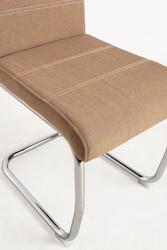 Set 4 Hallen Stoffen Stoelen