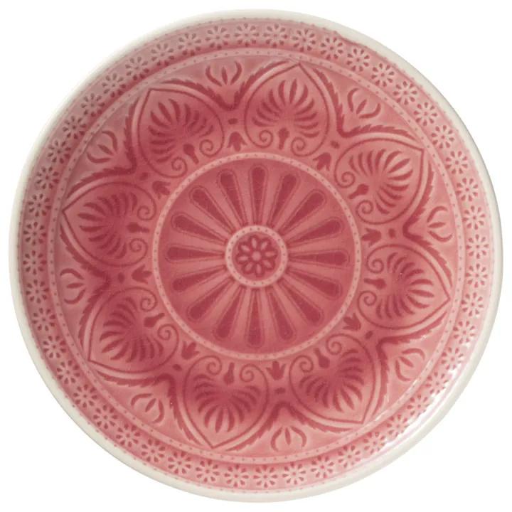 Ontbijtbord Yasmine - roze - 21 cm