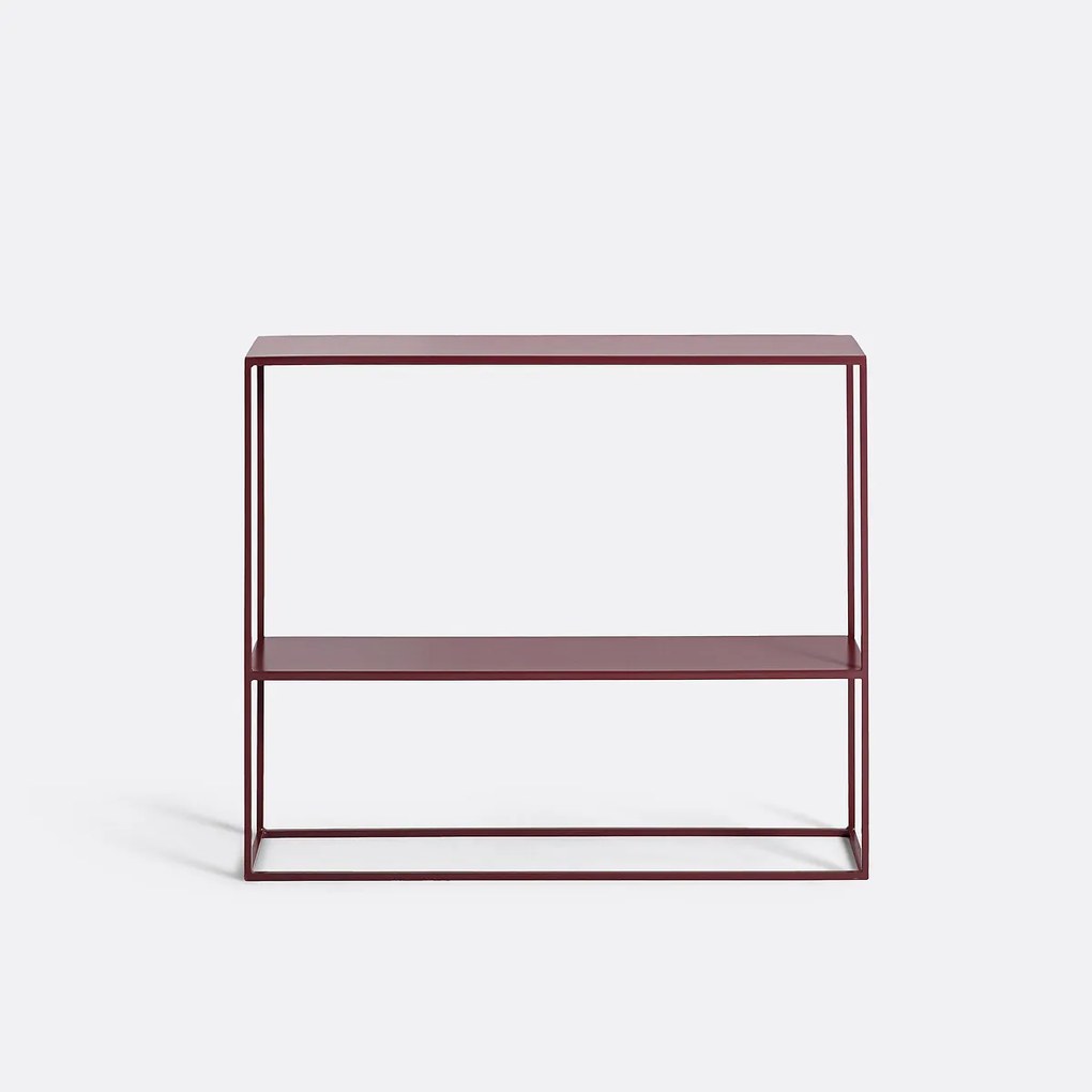 Stalen metalen wandtafel, dubbel blad, Miva